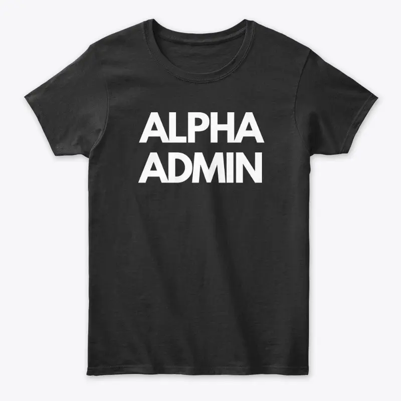 Alpha Admin Tee