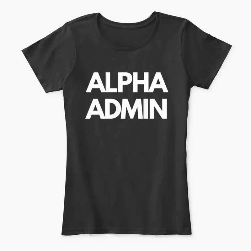 Alpha Admin Tee